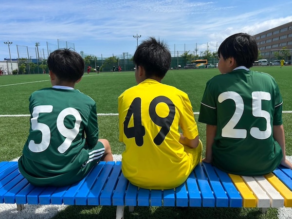 巻サッカークラブの練習の様子