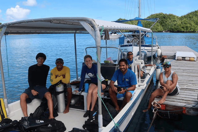 Anthiasのパラオでの様子